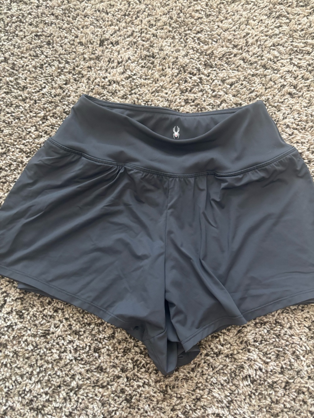 Spyder Women's Athletic Shorts - Charcoal